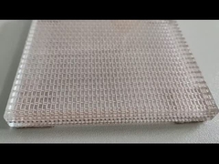 Медь 5 мм толщины прочная ламинированная стеклянная сетка для многоэтажных зданий