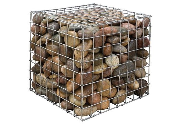 Гальванизированная оборона Gabion корзин Gabion сваренной сетки Galfan сварила ячеистую сеть