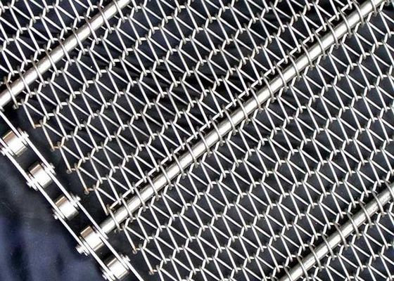 сбалансированные спиральные 2.8mm до 40mm соткут нержавеющую сталь конвейерной ленты 304