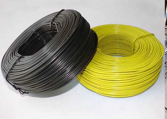 Желтый зеленый PVC покрыл провод провода 4mm Gi пластиковый покрытый стальной