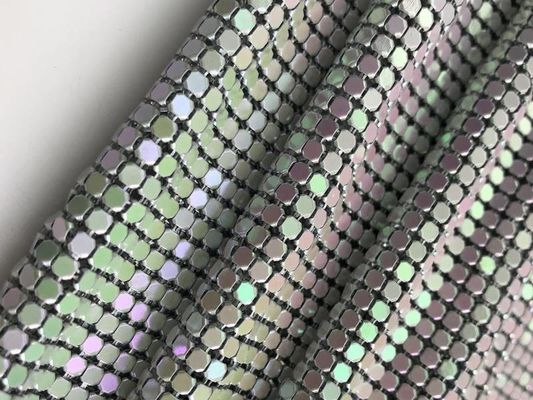 Металлическая ткань ткани (металлический занавес ткани Sequin) - Sequin круга и восьмиугольника