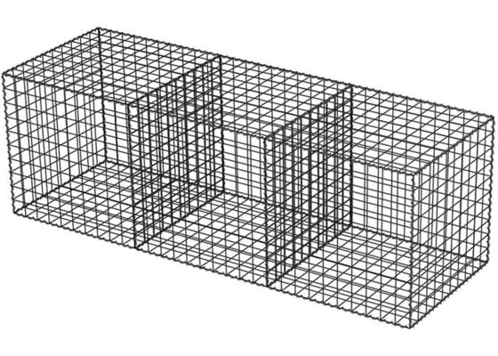 Гальванизированная оборона Gabion корзин Gabion сваренной сетки Galfan сварила ячеистую сеть
