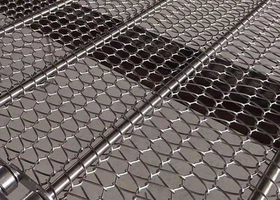 сбалансированные спиральные 2.8mm до 40mm соткут нержавеющую сталь конвейерной ленты 304