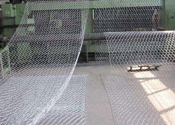 PVC 8x10cm покрыл подпорную стенку ячеистой сети корзин Gabion