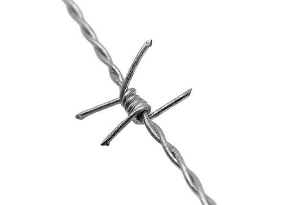 колючая проволока извива 1.4mm до 2mm двойная гальванизировала поверхностное