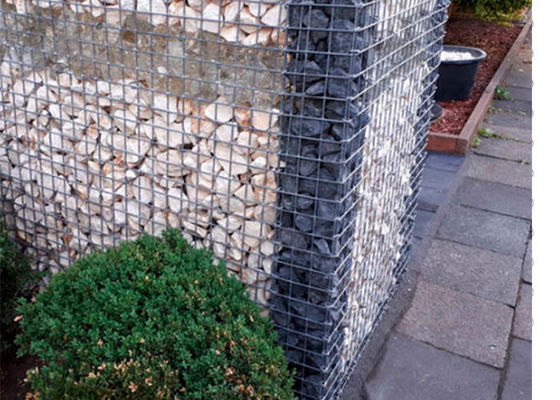 Ландшафт сварил 5mm корзины Gabion подпорная стенка утеса ячеистой сети