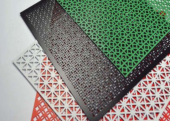 Декоративный перфорированный металлический лист 1x2 м для потолка, фасада, перегородки