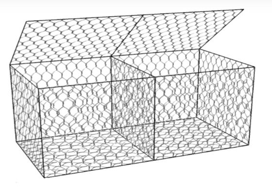 Тканые габионные корзины 2 × 1 × 1 М