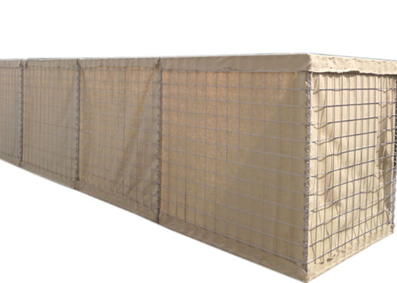 Диаметр провода Gabion 4mm 5mm стены бастиона Gabion Hesco военный