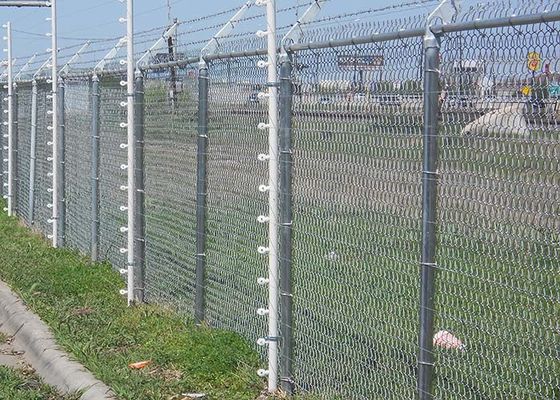 Электробезопасность 1.8 M цепная связь ограждение виниловое покрытие