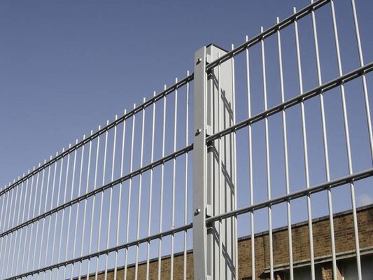 2500 мм панель двойной проволочной сетки ограждения 50 × 200 мм зеленый оцинкованный покрытый