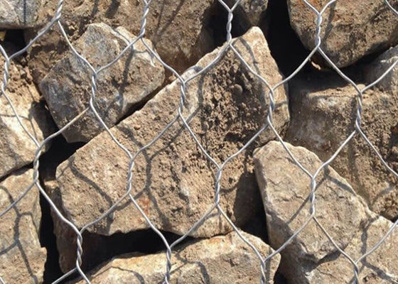 Габионная корзина шестиугольная сетка из тканей для загрузки камней для ограждения склонов