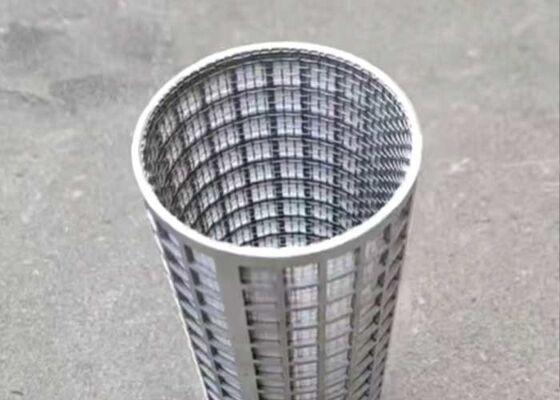 316 Stainless Steel Multilayer Filter Cylinder Used For Filtering Oily Substances