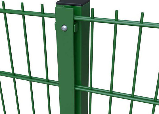 Двойной проволочный забор ширина 3000 мм ПВХ покрытый 6/5/6 мм проволока