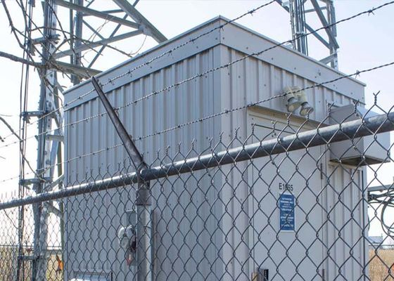 Электробезопасность 1.8 M цепная связь ограждение виниловое покрытие