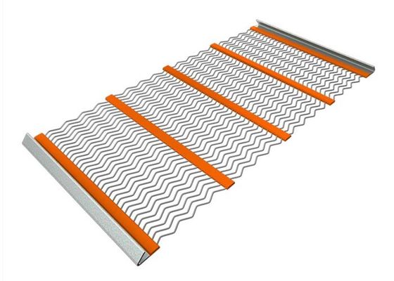 Скрещенный проволока добыча самоочищающейся сетки экрана с крючком