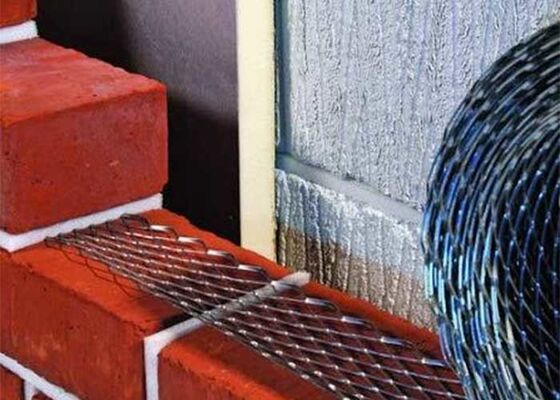 Стены из кирпичного укрепления шириной 50 мм из оцинкованной стали для строительства каменных стен