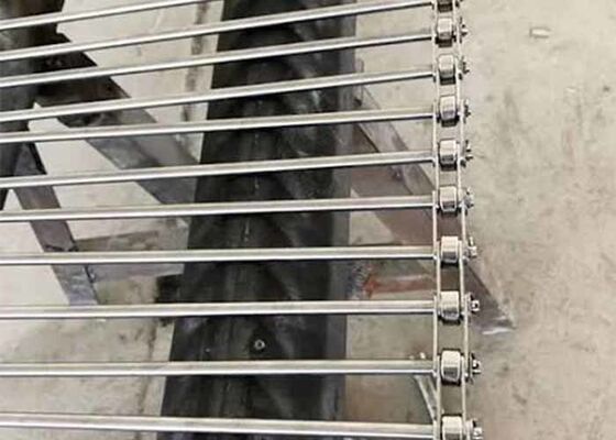 SS314 Стержень усиленный печи конвейерной ленты 1100 градусов C высокая температура